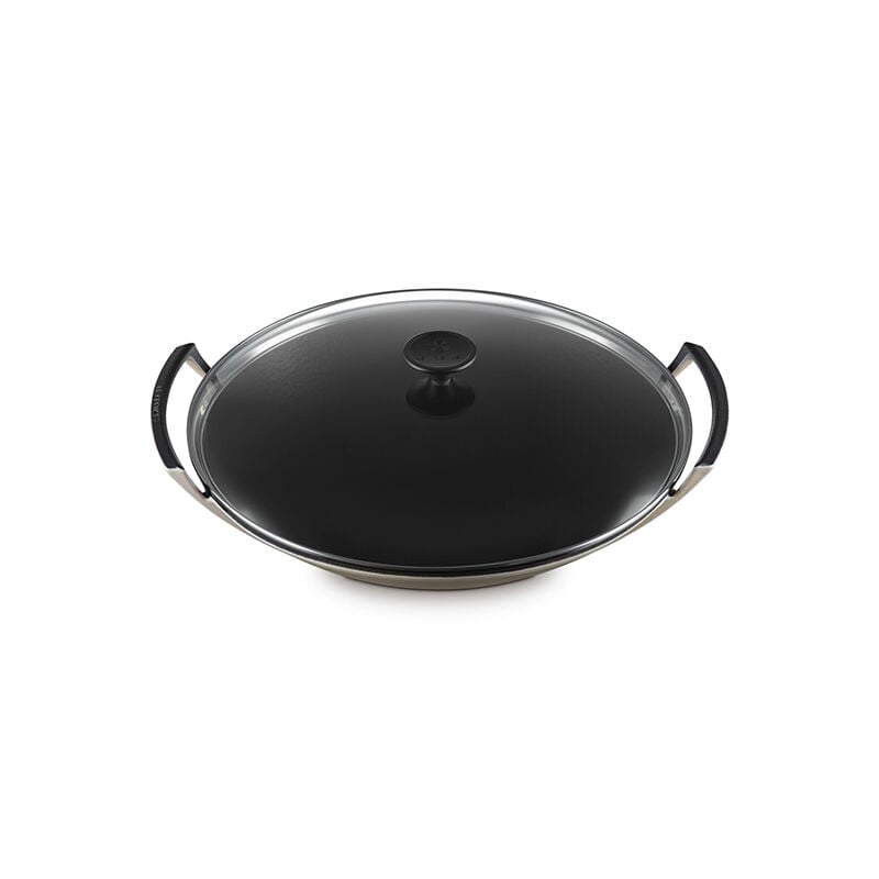 Traditional Wok with Glass Lid - Image 2