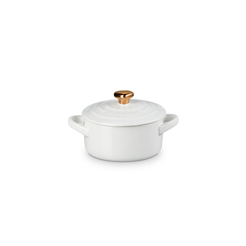 Mini Cocotte with Gold Heart Knob - Image 3