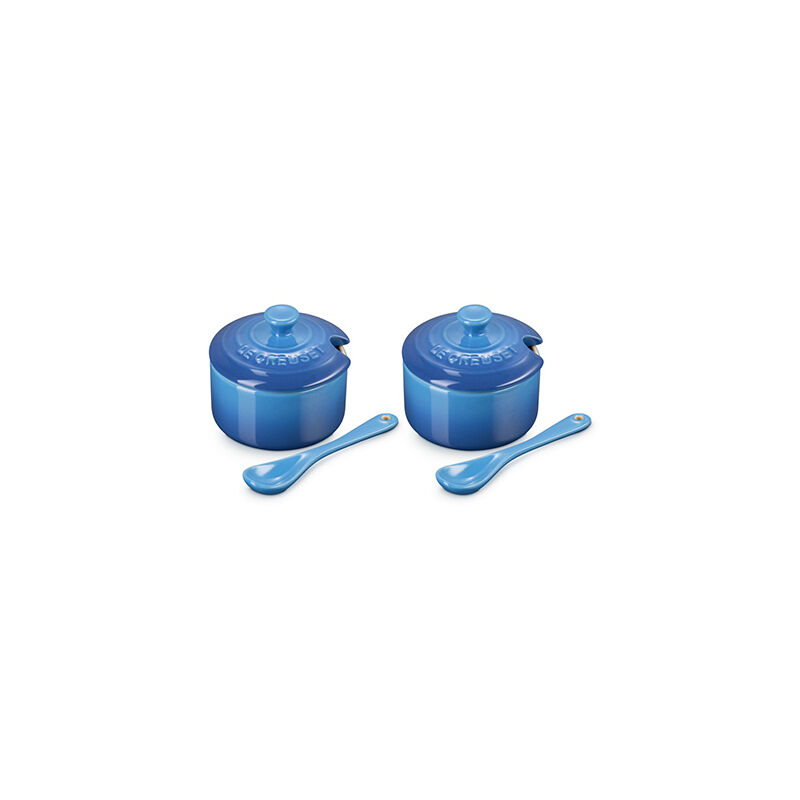 Condiment Pot with Spoon, Set of 2 - Image 2