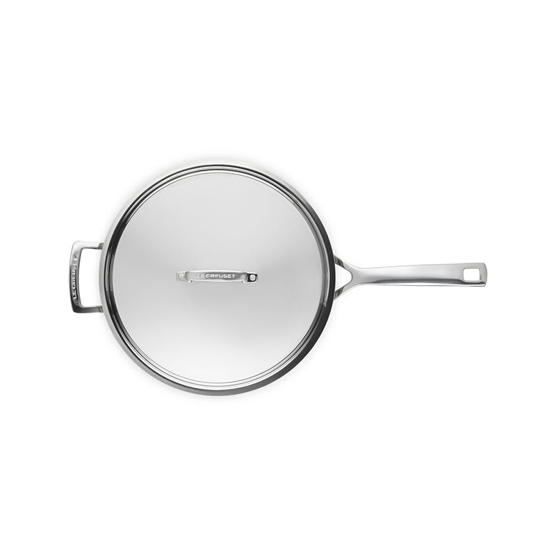 Classic Stainless Steel Saut¨¦ Pan with Lid - Image 5