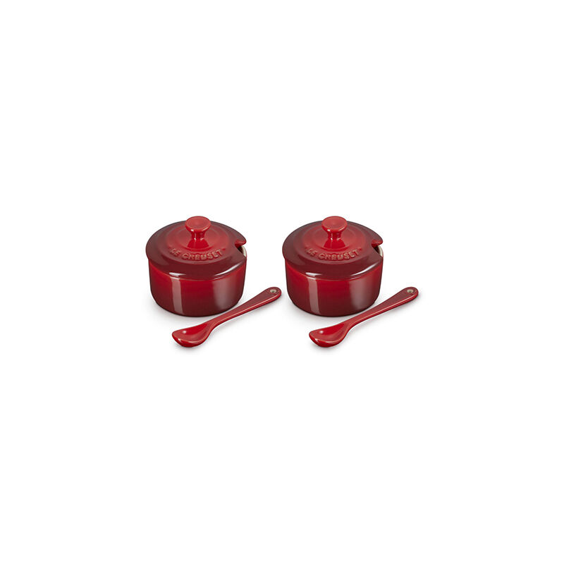 Condiment Pot with Spoon, Set of 2 - Image 2