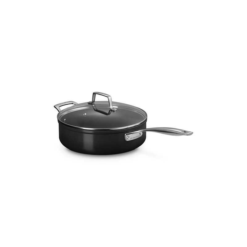 Essential Non-stick Ceramic Saut¨¦ Pan with Glass Lid - Image 3
