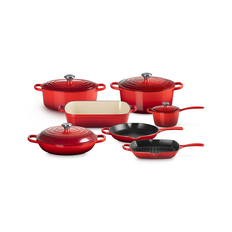 Signature Enameled Cast Iron 11-Piece Ultimate Cookware Set - Image 2