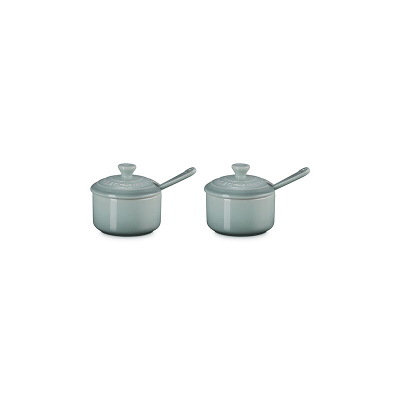 Condiment Pot with Spoon, Set of 2 - Image 2
