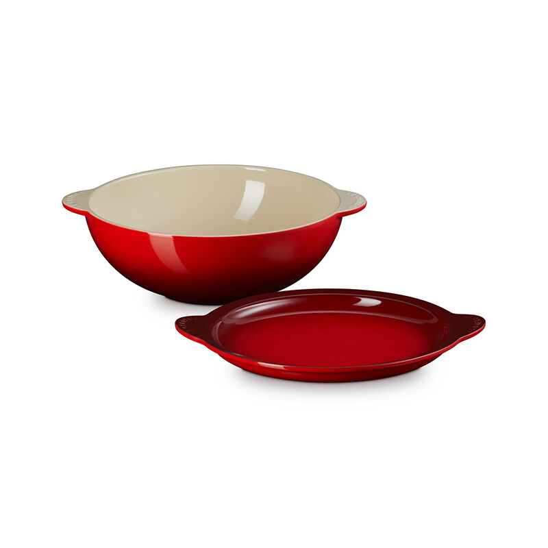 Signature Round Multifunction Baking Dish with Platter Lid - Image 2