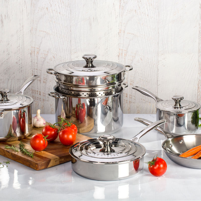 Signature Stainless Steel 10-Piece Cookware Set - Image 3