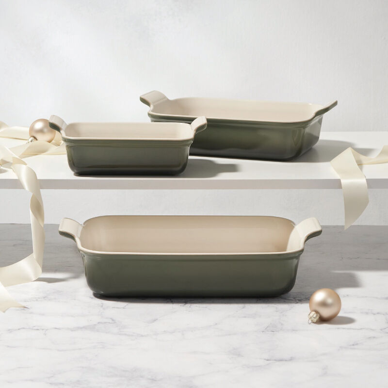 Heritage 3-Piece Rectangular Baking Dish Set