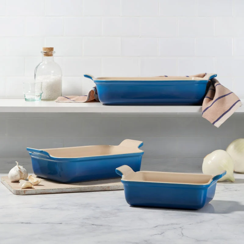 Heritage 3-Piece Rectangular Baking Dish Set