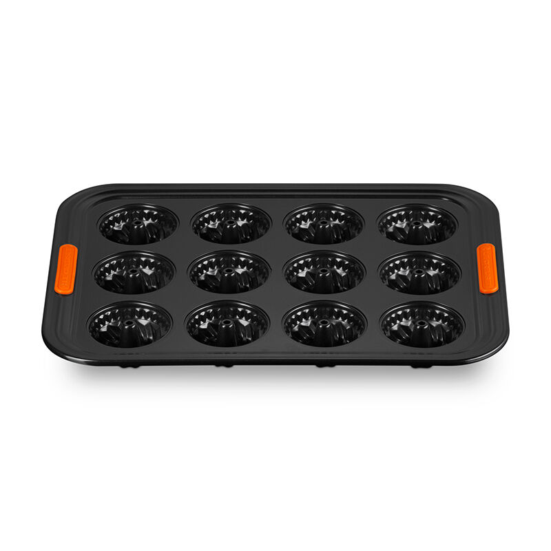Non-stick Metal Bakeware 12-Cup Mini Fluted Cake Pan - Image 2