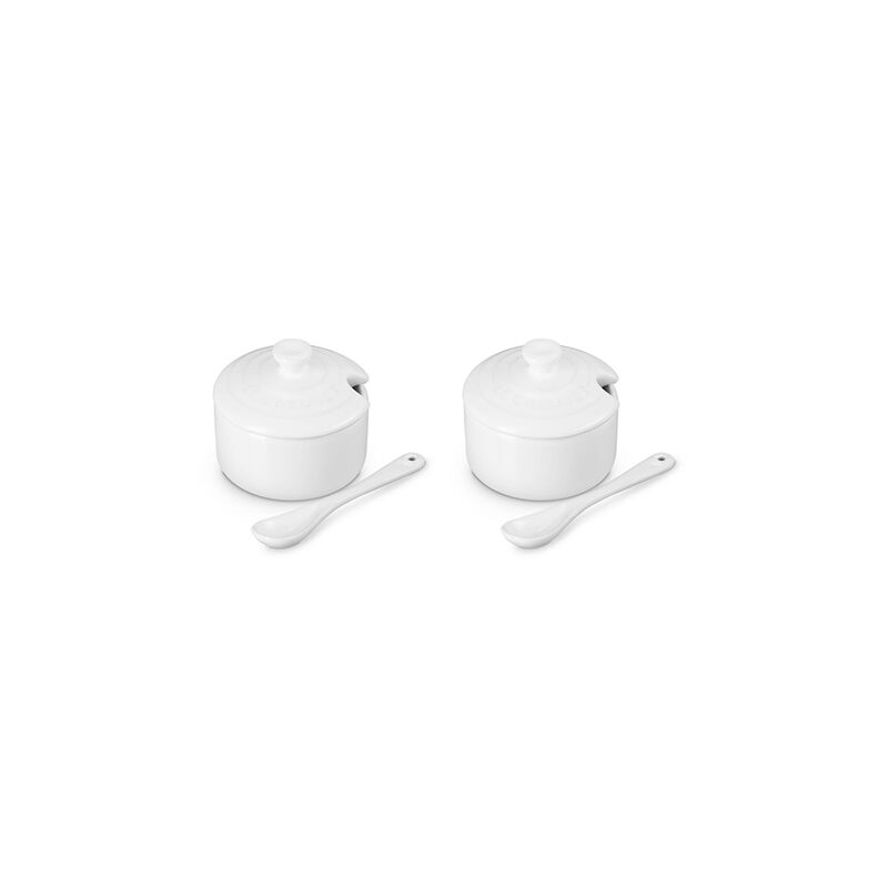 Condiment Pot with Spoon, Set of 2 - Image 2